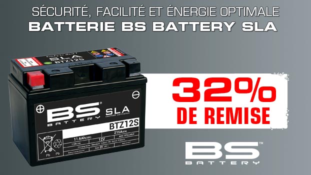 32% de remise sur Batterie Moto BS Battery SLA