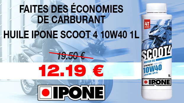 Huile Ipone Scoot 4 10W40 1L a 12.19€