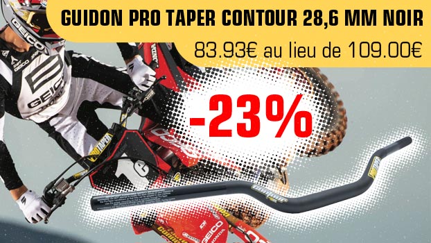 23% de remise sur les Guidon Pro Taper Contour 28,6 mm NOIR