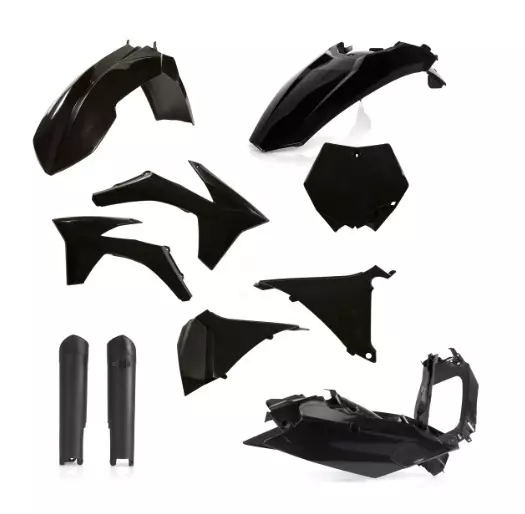Kit plastique ACERBIS noir complet KTM 250 SX