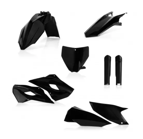 Kit plastique ACERBIS noir complet Husqvarna 125 TC