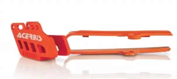 Kit patin de bras oscillant et guide chaine Acerbis orange KTM 85 SX