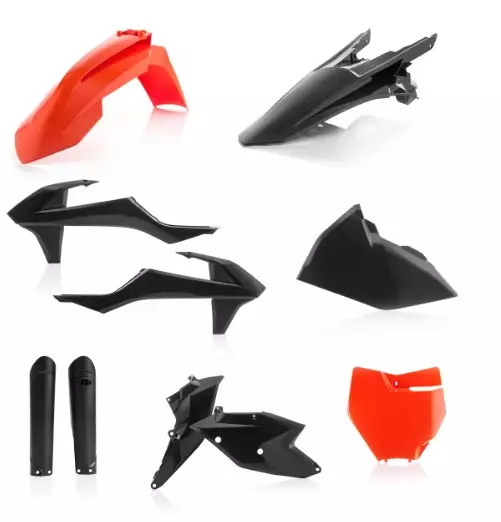 Kit plastique ACERBIS KTM orange noir complet KTM 350 SX-F