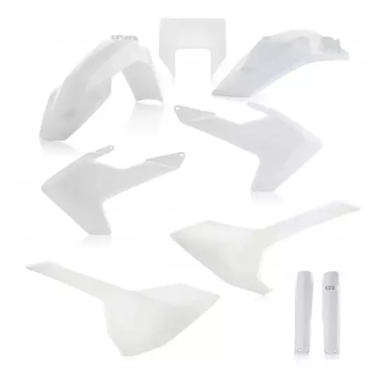 Kit plastique ACERBIS blanc complet Husqvarna 125 TE