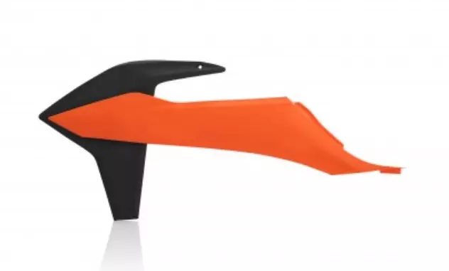 Ouies radiateur ACERBIS orange noir KTM 150 EXC