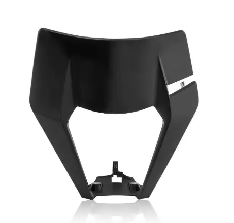 Plaque phare Acerbis enduro noir KTM 500 EXC-F