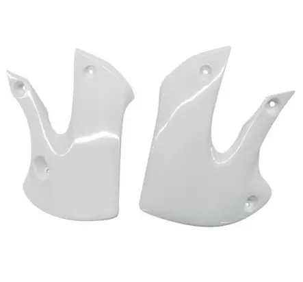 Ouies de radiateur UFO Blanc Kawasaki 65 KX