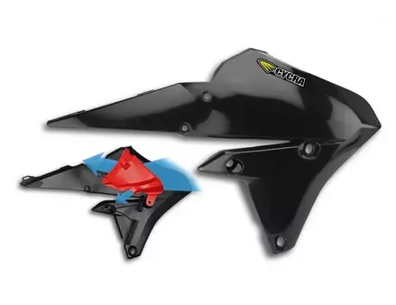 Ouies de radiateur Cycra Powerflow Noir Yamaha 250 YZ-F