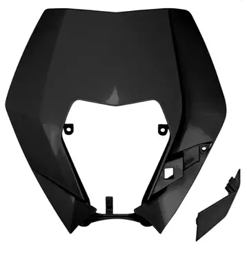Plaque phare UFO enduro noir KTM 200 EXC