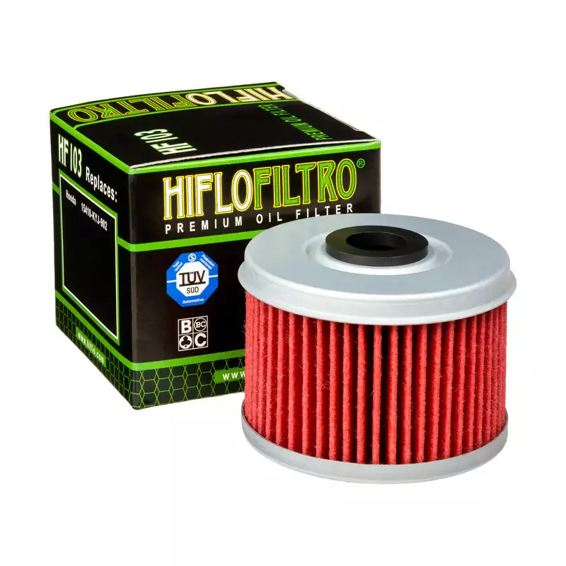 Filtre à huile moto trail HIFLOFILTRO Racing HONDA CRF 250 L RALLY ABS (MD44)