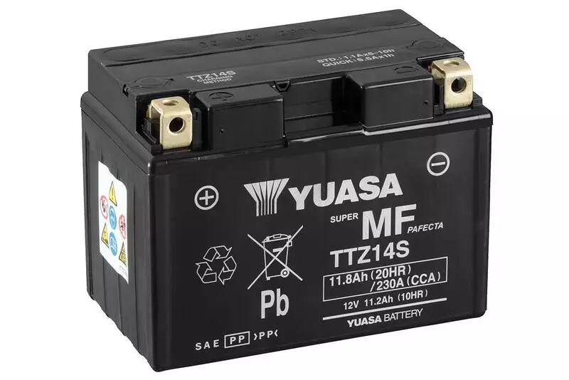 Batterie moto trail YUASA sans entretien avec pack acide TRIUMPH TIGER 900 GT PRO