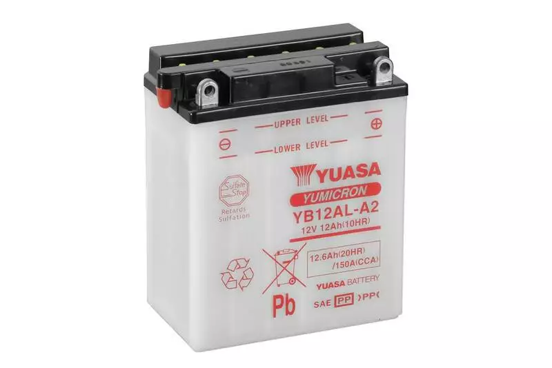 Batterie moto trail YUASA conventionnelle sans pack acide APRILIA PEGASO 650