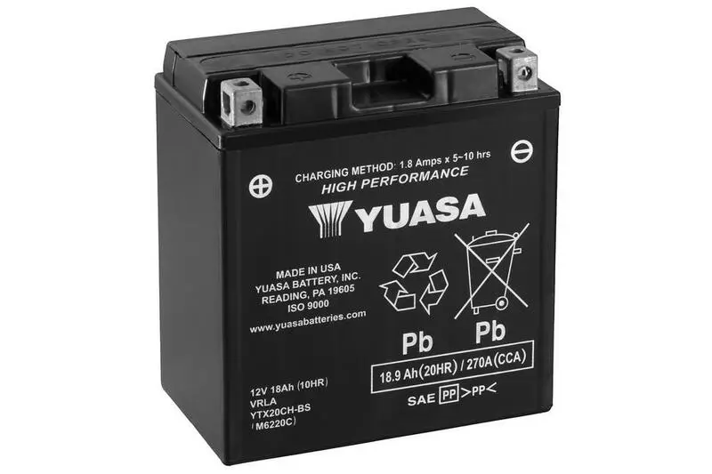 Batterie moto trail YUASA sans entretien avec pack acide HONDA XL 1000 V VARADERO ABS (SD02)