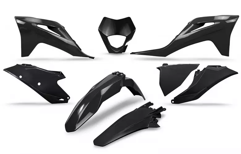 Kit plastique UFO Noir Gas Gas 300 EC