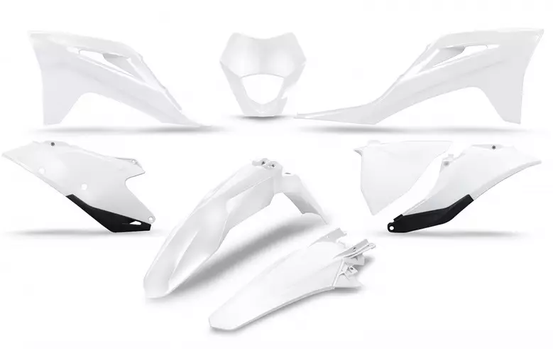 Kit plastique UFO Blanc Gas Gas 250 EC