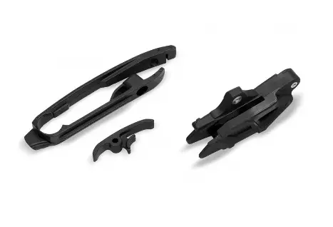 Kit patin bras oscillant et guide chaine UFO noir Gas Gas 125 MC