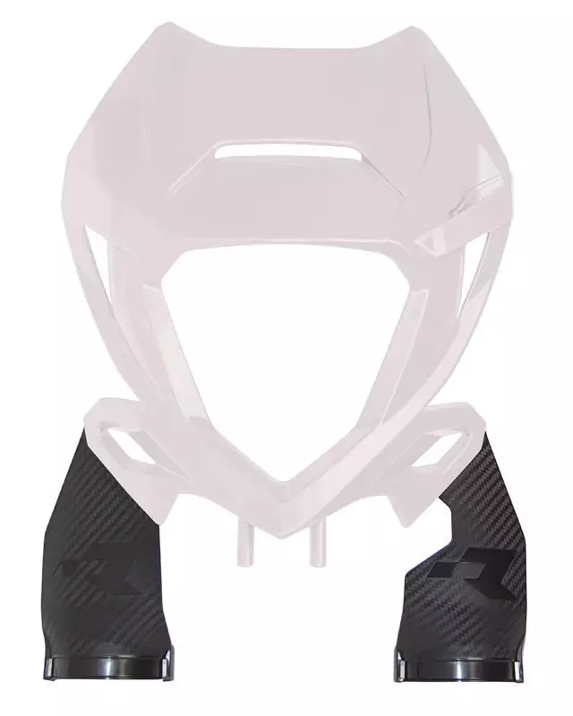 Plaque phare Racetech enduro blanc Beta 125 RR