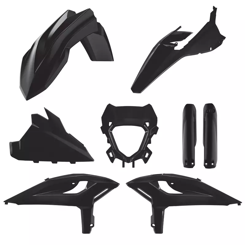 Kit plastique Polisport Noir Beta 350 RR