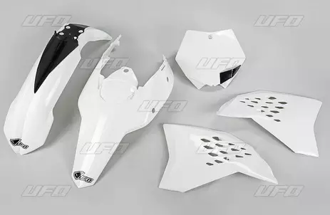 Kit plastique UFO Blanc KTM 125 SX