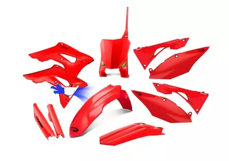 Kit plastique Cycra Powerflow Honda Rouge Honda 450 CR-F
