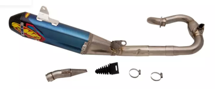 Ligne FMF Factory Megabomb 4.1 RCT Titane/titane avec embout carbone Yamaha 250 YZ-F