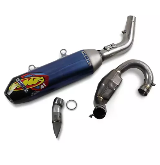 Ligne FMF Factory Megabomb 4.1 RCT Titane/titane avec embout carbone KTM 250 SX-F