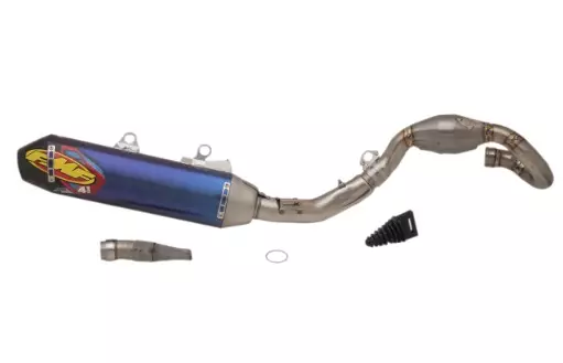 Ligne FMF Factory Megabomb 4.1 RCT Titane/titane avec embout carbone KTM 350 SX-F