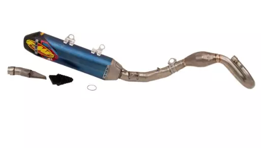 Ligne FMF Factory Megabomb 4.1 RCT Titane/titane avec embout carbone Husqvarna 450 FC