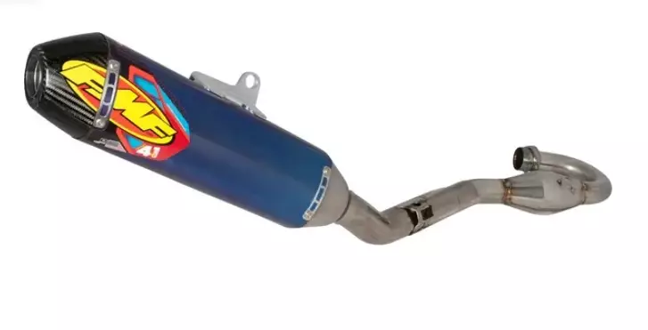 Ligne FMF Factory Megabomb 4.1 RCT Titane/titane avec embout carbone Honda 250 CR-F