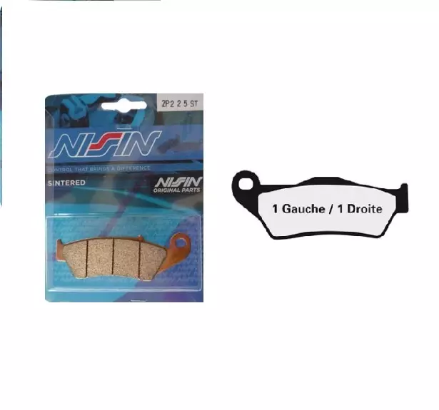Plaquettes frein Nissin avant metal fritte KTM 520 EXC