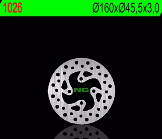 Disque frein arriere NG rond Gas Gas 65 MC
