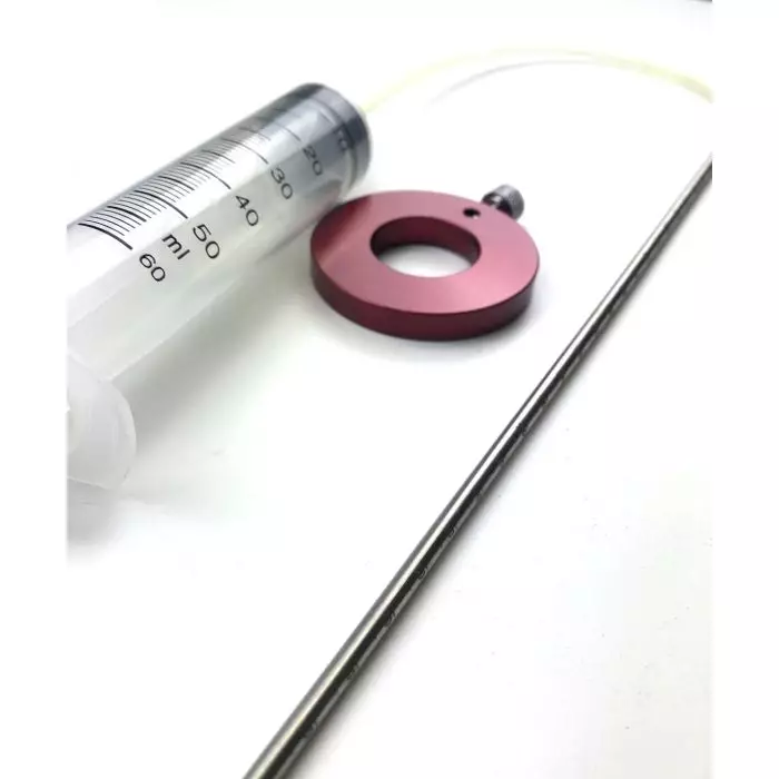 Seringue de niveau fourche