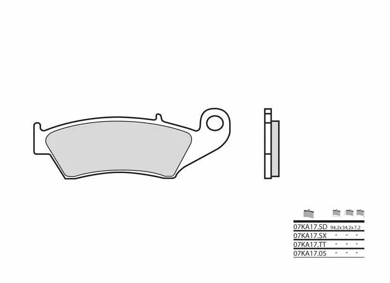 Plaquettes frein avant Brembo SX Beta 125 RR