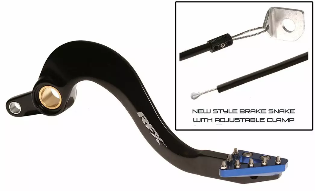 Pedale frein Yamaha RFX Bleu fixe