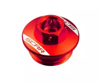 Bouchon superieur carter huile Scar Rouge Yamaha 450 YZ-F