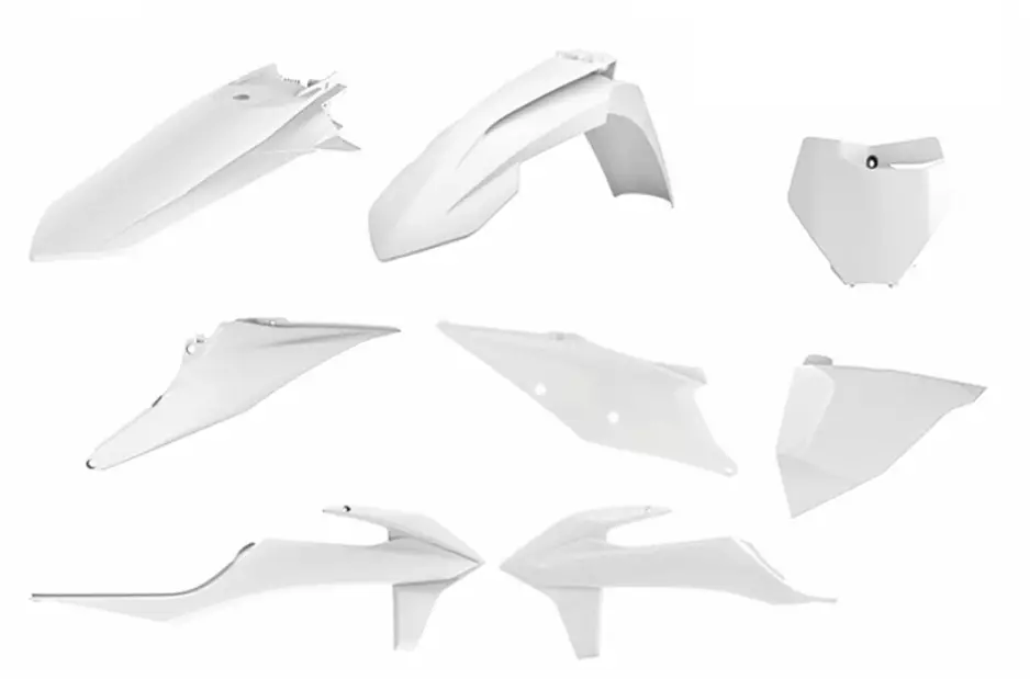 Kit plastique Polisport transparent KTM 350 SX-F