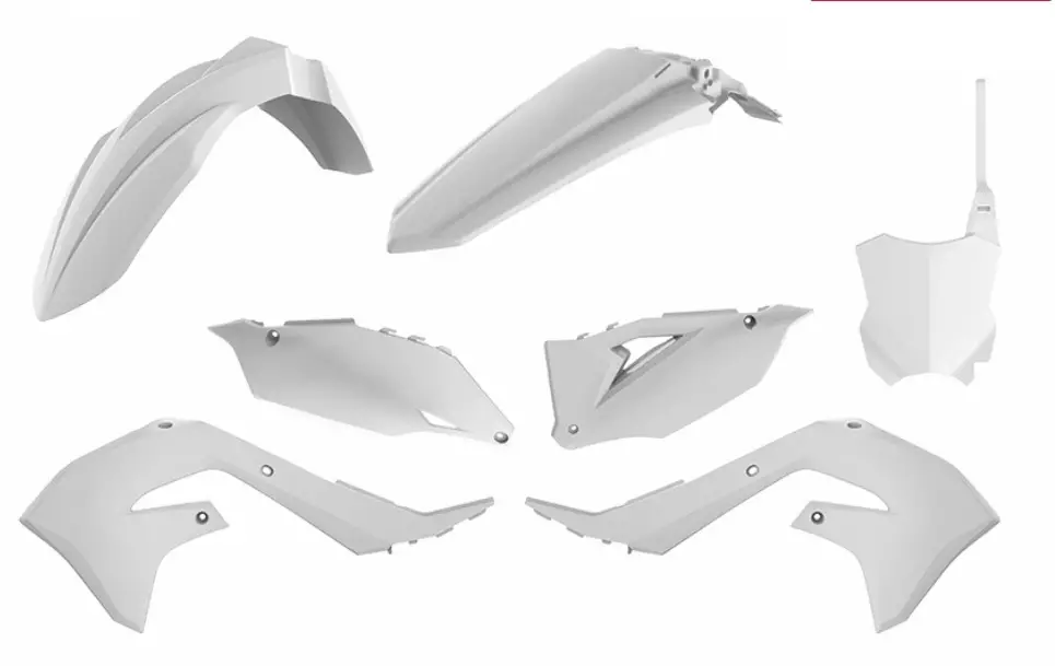 Kit plastique Polisport Blanc Kawasaki 450 KX-F