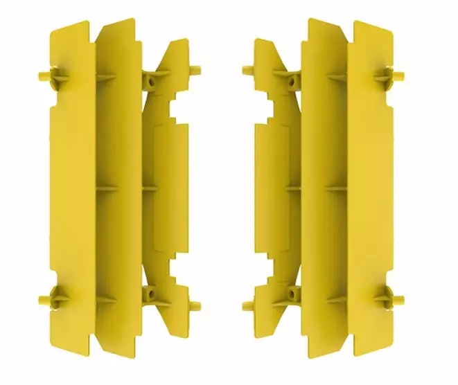 Protection radiateur jaune UFO Moto Trail Suzuki DR-Z 400