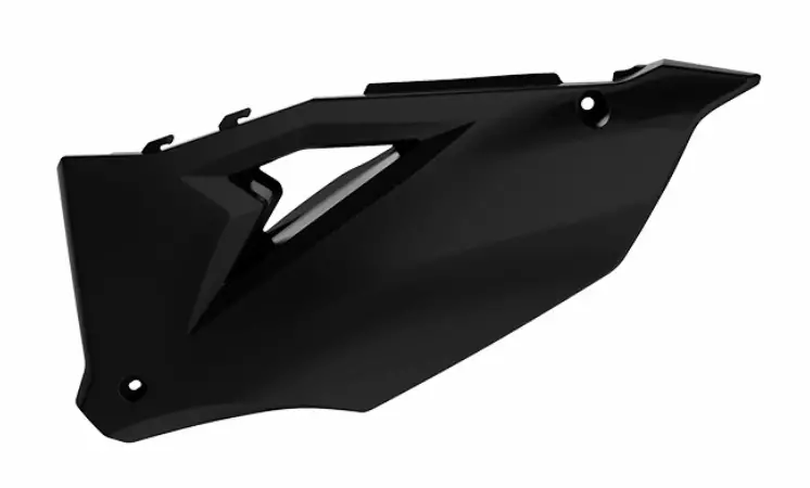Plaques laterales Polisport Noir Kawasaki 450 KX-F
