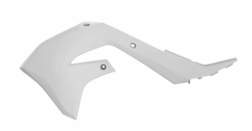 Ouies de radiateurs Polisport Blanc Kawasaki 450 KX-F