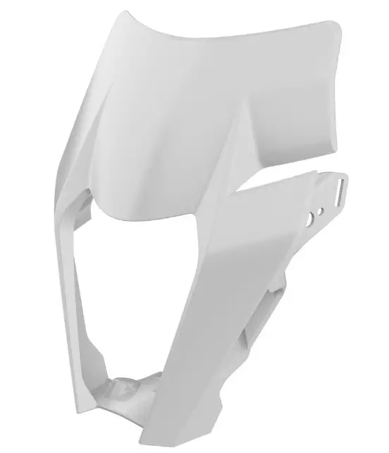 Plaque frontale Polisport Blanc KTM 500 EXC-F