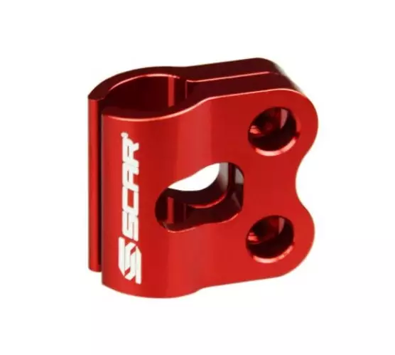 Maintien durite frein avant SCAR rouge Fantic 250 XX