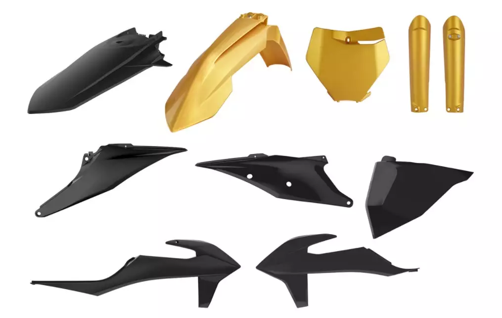 Kit plastique Polisport KTM Or noir KTM 250 SX-F