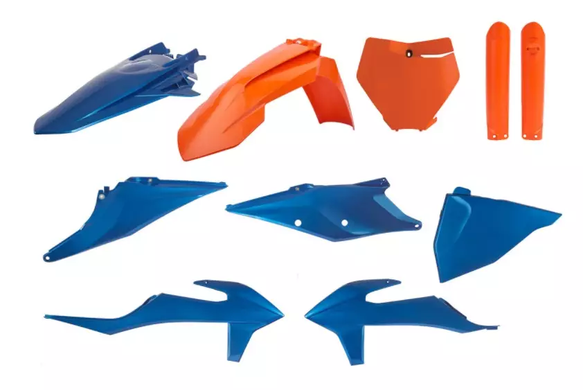 Kit plastique Polisport KTM Orange bleu KTM 350 SX-F