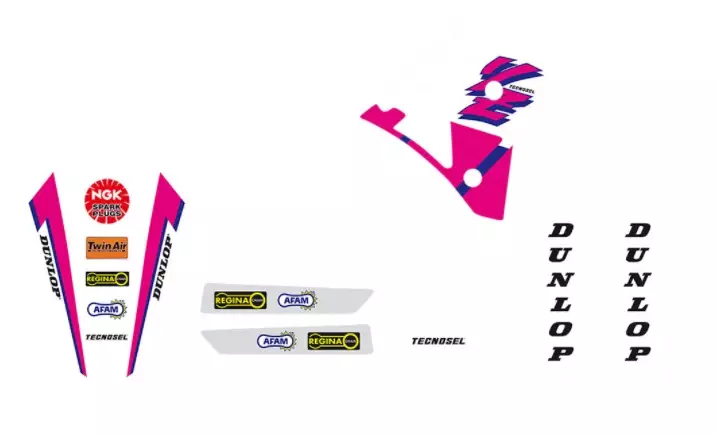 Kit deco Tecnosel Yamaha YZ Replica origine