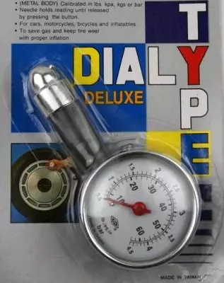 Manometre controle pression pneus