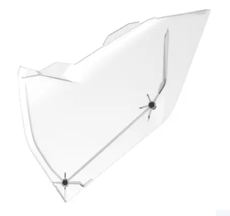 Cache boite a air Polisport transparent KTM 125 SX