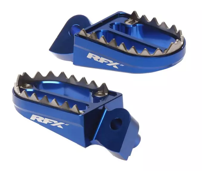 Repose pieds RFX Pro Series 2 bleu Yamaha 125 YZ