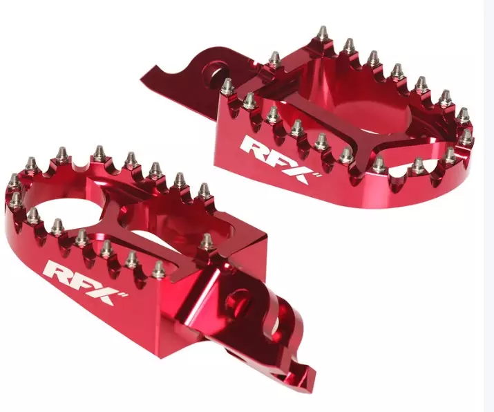 Repose pieds RFX Pro rouge Honda 450 CR-F