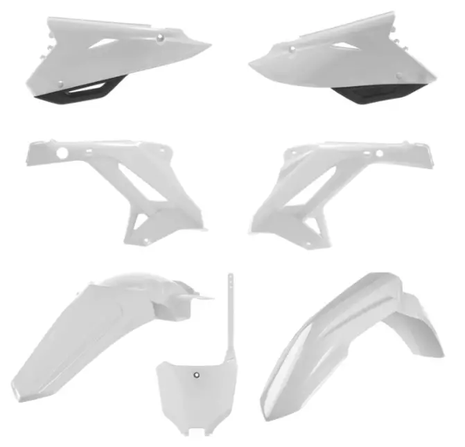 Kit plastique Polisport Honda CR 125/250 MX restyle blanc Honda 250 CR